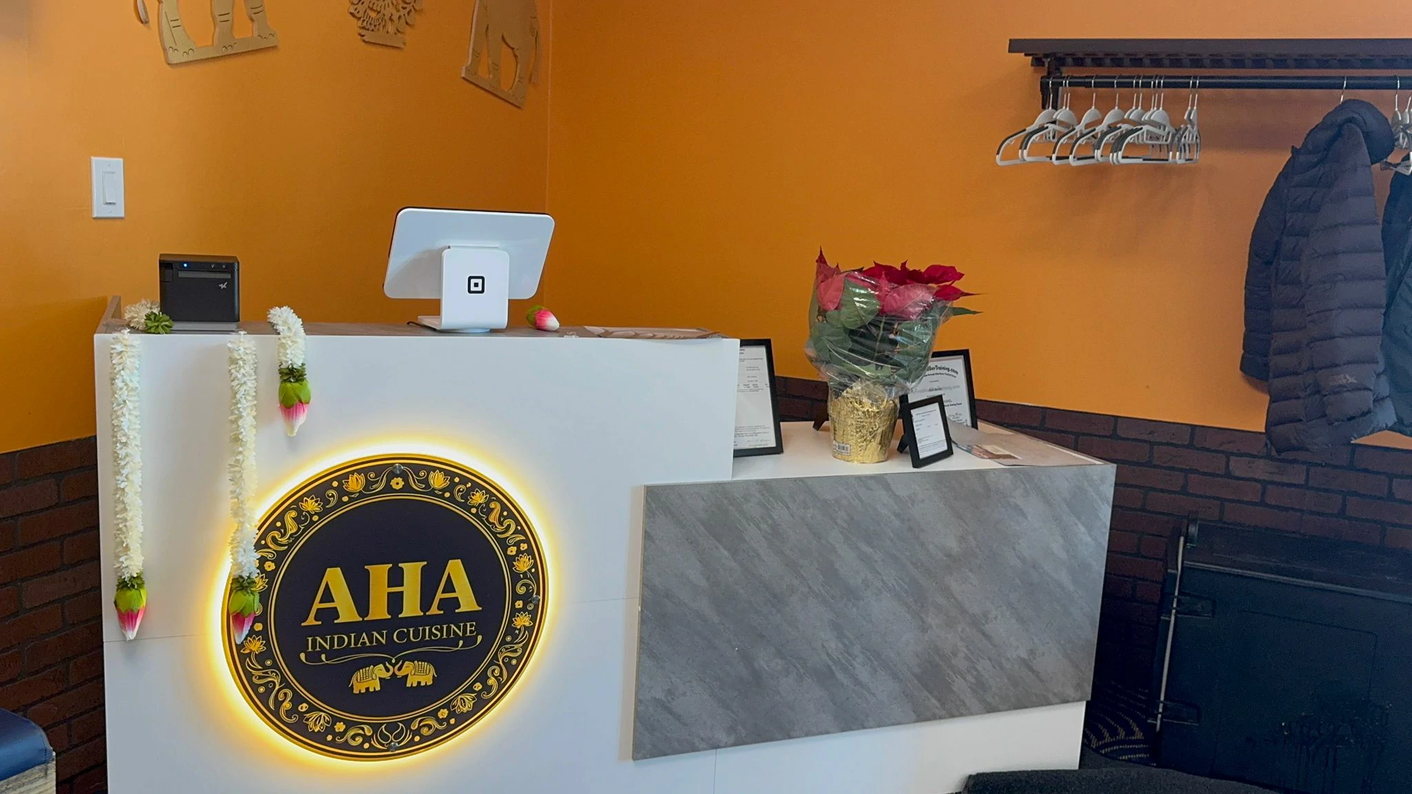 Authentic Indian dishes served at AHA Indian Cuisine